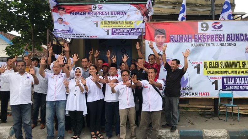 2 Caleg Perindo Dirikan Rumah Aspirasi Masyarakat di Tulungagung