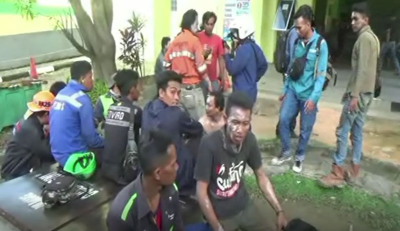 Puluhan Pekerja Korban Ledakan Balon Udara di Karimun Telantar di RSUD