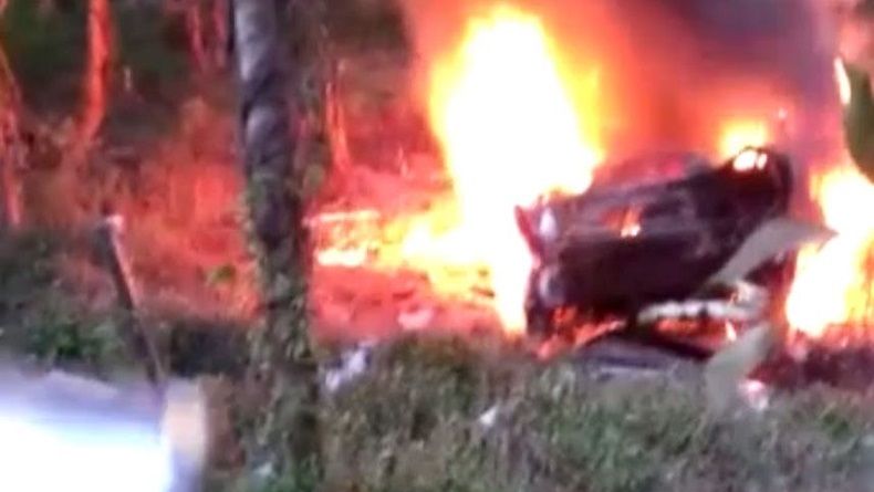 Kecelakaan Beruntun di Sumbar, 4 Korban Kritis dan 1 Mobil Terbakar