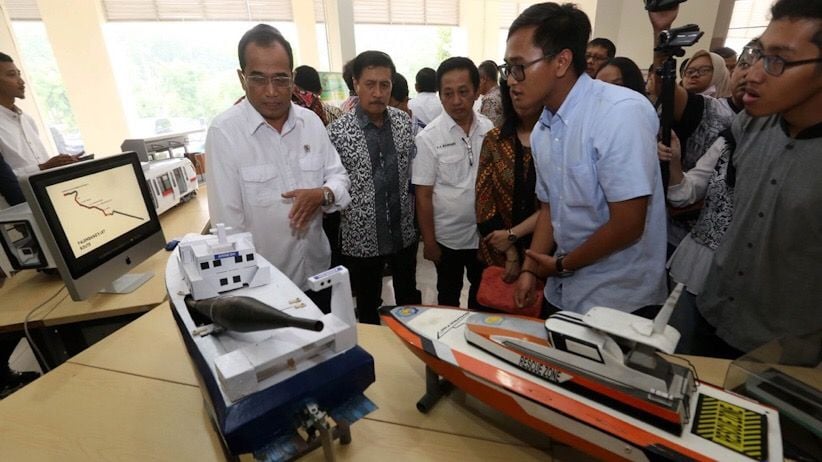 Menhub Kunjungi Pusat Desain dan Rekayasa Kapal Nasional Karya ITS Surabaya - Bagian 2