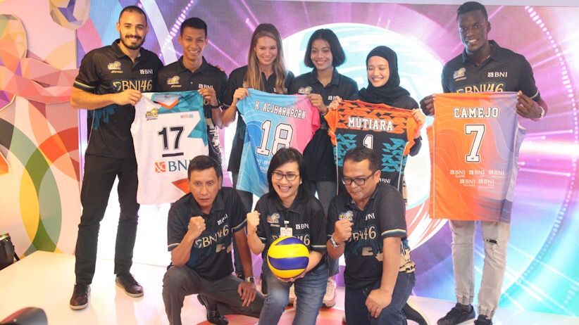 Tim Bola Voli BNI 46 Proliga 2019 Resmi Diluncurkan - Bagian 1