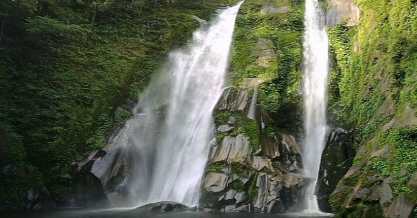 Wisata Air Terjun di Pakpak Bharat, Lae Mbilulu Miliki Aliran Kembar