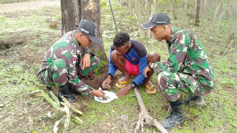 Keceplosan Simpan Amunisi, Warga Timor Tengah Utara Diceramahi TNI