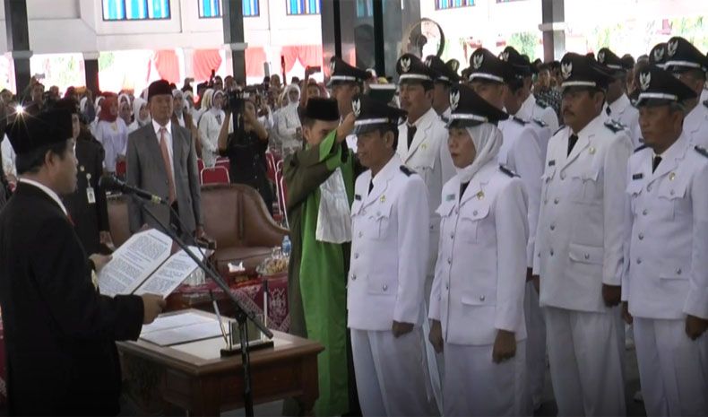 title Pertama di Indonesia, 83 Kades Hasil E-Voting di Pemalang Dilantik Pertama di Indonesia, 83 Kades Hasil E-Voting di Pemalang Dilantik