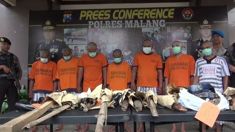 Keroyok Preman Hingga Tewas, 7 Warga di Malang Ini Jadi Tersangka