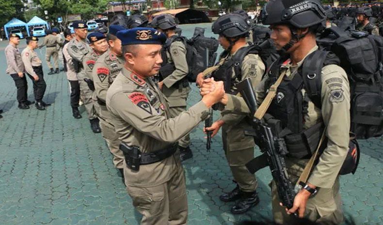 Perkuat Kekuatan, Polda Jabar Kirim 1 SSK Brimob Tumpas KKB di Papua