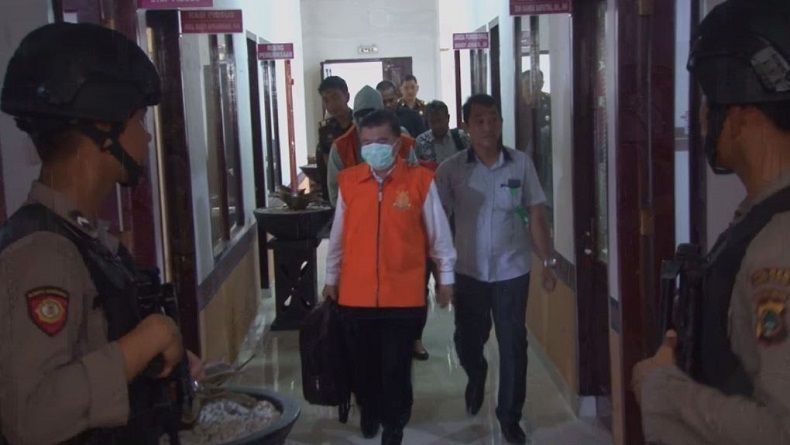 title Kejari Bangka Selatan Penjarakan Sekda, Bendahara dan Kabag Umum Kejari Bangka Selatan Penjarakan Sekda, Bendahara dan Kabag Umum