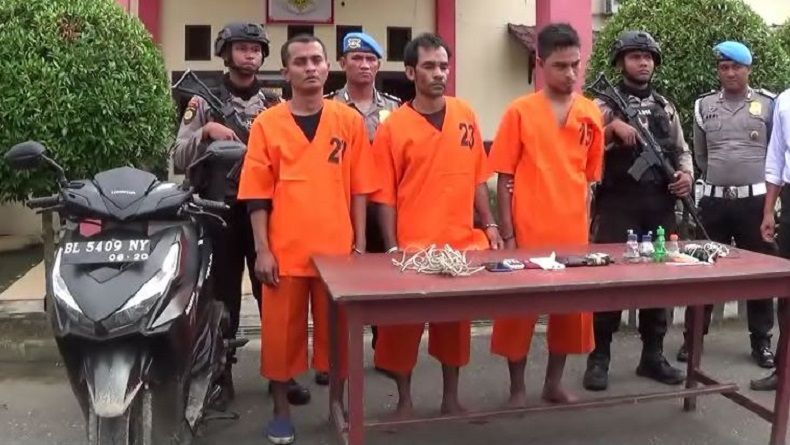 Polisi Tangkap Penculik Kurir Narkoba di Aceh Utara