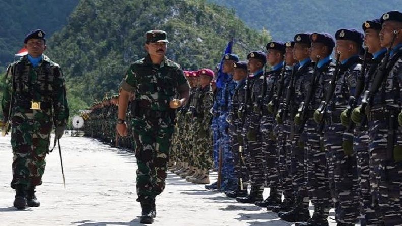 Panglima TNI Resmikan Satuan TNI Terintegrasi Natuna