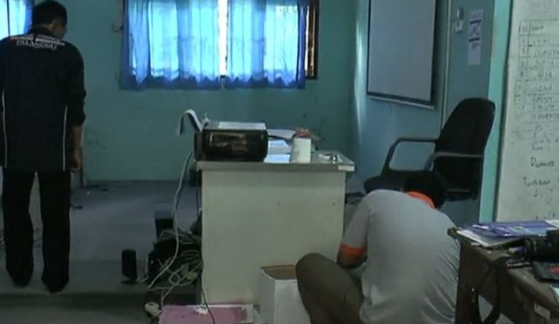 SMP di Klaten Dibobol Maling, Puluhan CPU dan Monitor Komputer Hilang