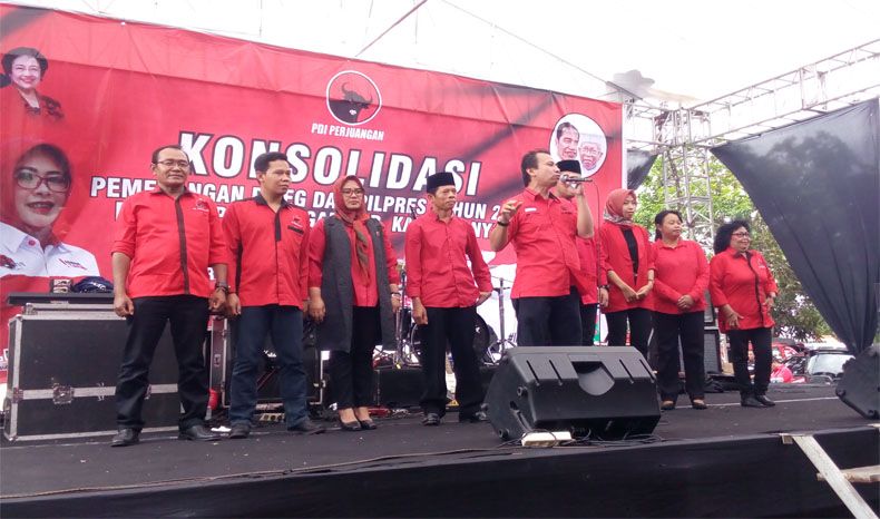 Posko Prabowo-Sandi Pindah ke Solo, Kader PDIP Bangun Posko Tiap Desa
