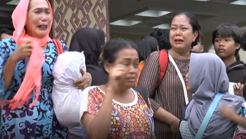 Ribuan Pengungsi di Bandar Lampung Menangis akibat Isu Tsunami Susulan