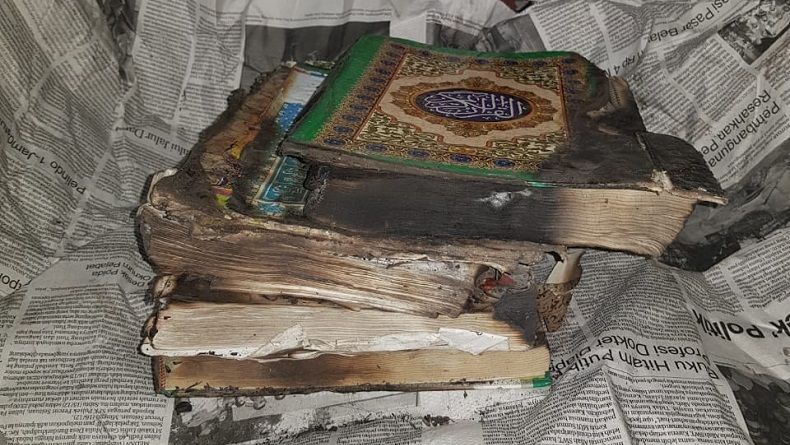 Polisi Tangkap Tangan Satu Tersangka Pembakar Alquran di Langkat