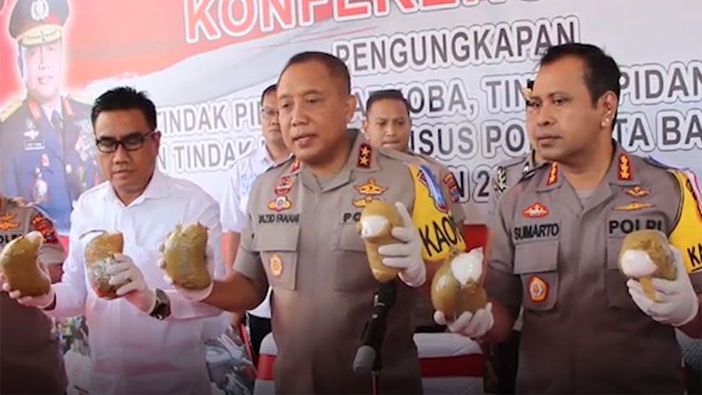 Polisi Gagalkan Peredaran 12 Kg Sabu di Banjarmasin