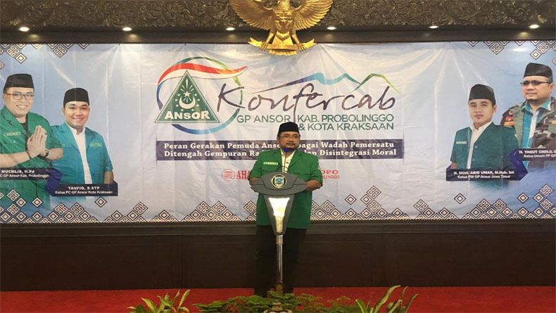 Hadiri Konfercab Ansor Probolinggo, Gus Yaqut: Indonesia Rumah Bersama