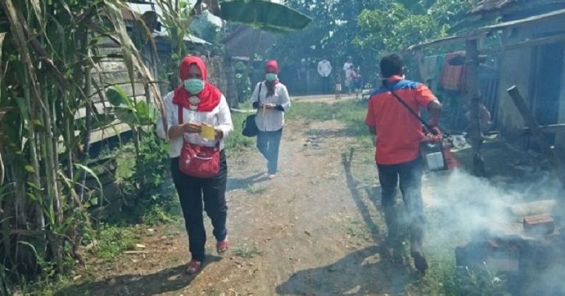 Rescue Perindo Sumsel Fogging Ratusan Rumah di Pemulutan Ogan Hilir