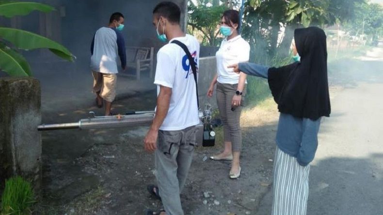 Ada Warga Bantul Terserang DBD, Perindo Langsung Turun Lakukan Fogging