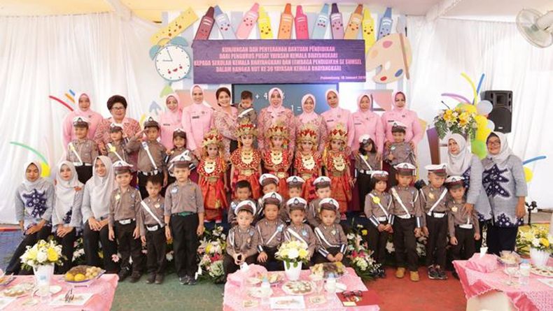 Yayasan Kemala Bhayangkari Bantu Rp1,5 M Pengembangan PAUD di Sumsel