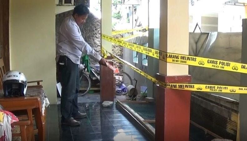 Diam-Diam Pelihara Buaya, Pemilik Rumah Diamankan Polisi