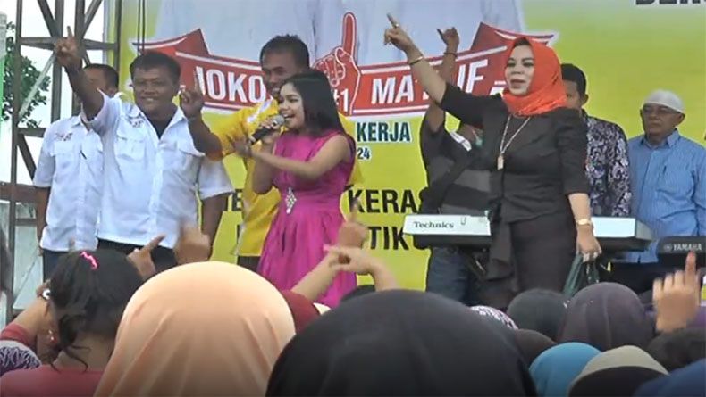 Komunitas Pedagang Pakaian di Tanjungbalai Dukung Jokowi-Kiai Ma'ruf