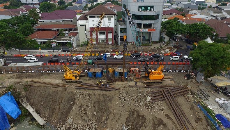 Polisi Tetapkan 3 Tersangka Kasus Amblesnya Jalan Raya Gubeng Surabaya