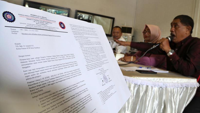 Pekerja Rokok Minta Dilibatkan dalam Pembahasan Rancangan Perda KTR Surabaya