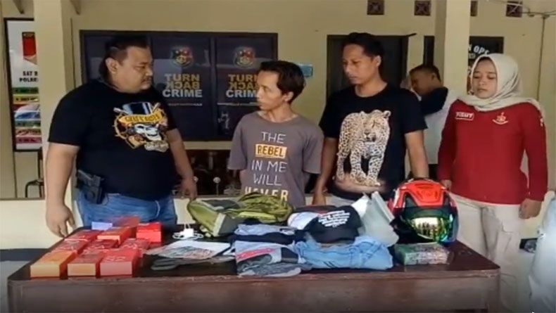 Terekam CCTV saat Curi HP di Konter, Pria di Brebes Ditangkap Polisi