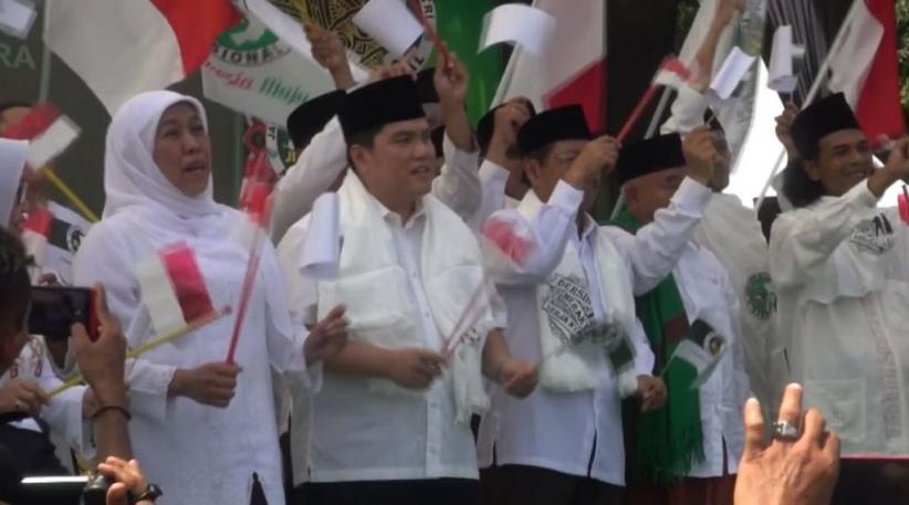Erick Thohir Hadiri Deklarasi JKSN untuk Jokowi-Ma'ruf di Jombang