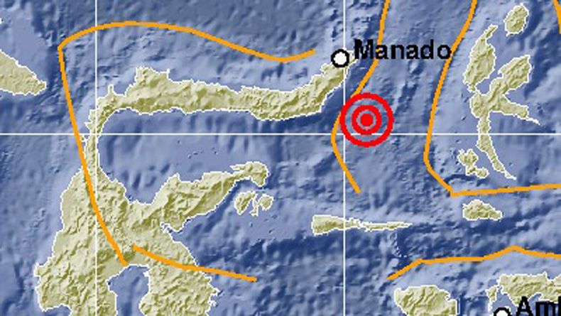 Gempa Bumi 5,2 SR Guncang Bolaang Mongondow, Dirasakan sampai Manado