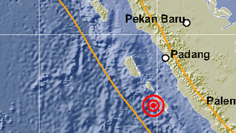 Dalam 1 Jam, Kepulauan Mentawai Sumbar Diguncang Gempa Bumi 3 Kali