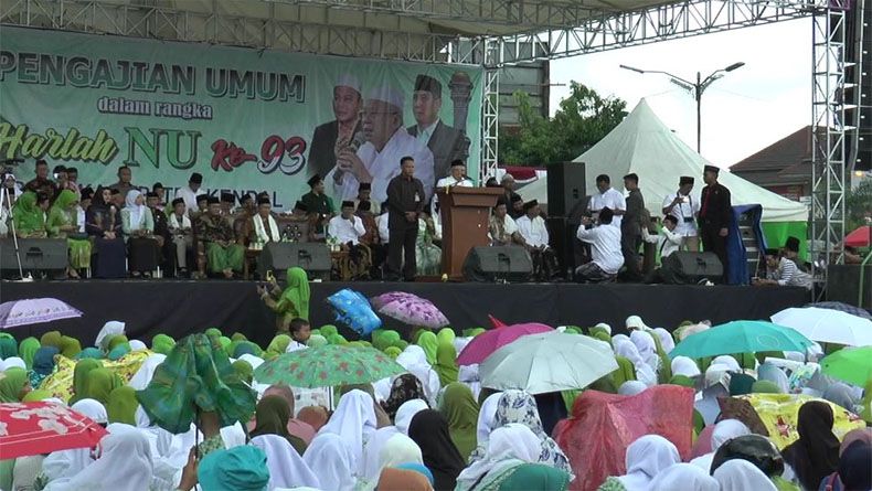 Ma'ruf Amin Ajak Warga Nahdliyin Pilih Capres-Cawapres dari NU