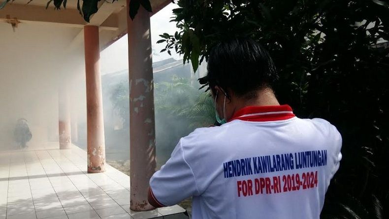 DBD Makan Korban, Perindo Giatkan Fogging di Kota Manado