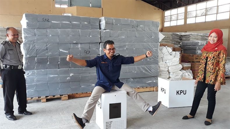 5 KPU di DIY Mulai Rakit Kotak Suara Pemilu 2019
