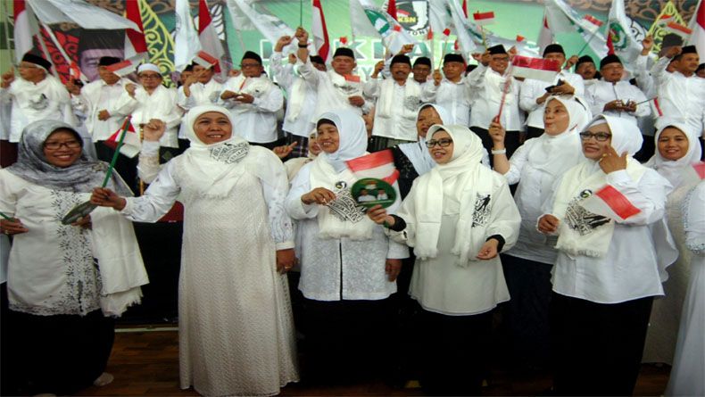Ribuan Kiai dan Santri di Lampung Deklarasi Dukung Jokowi-Ma'ruf Amin