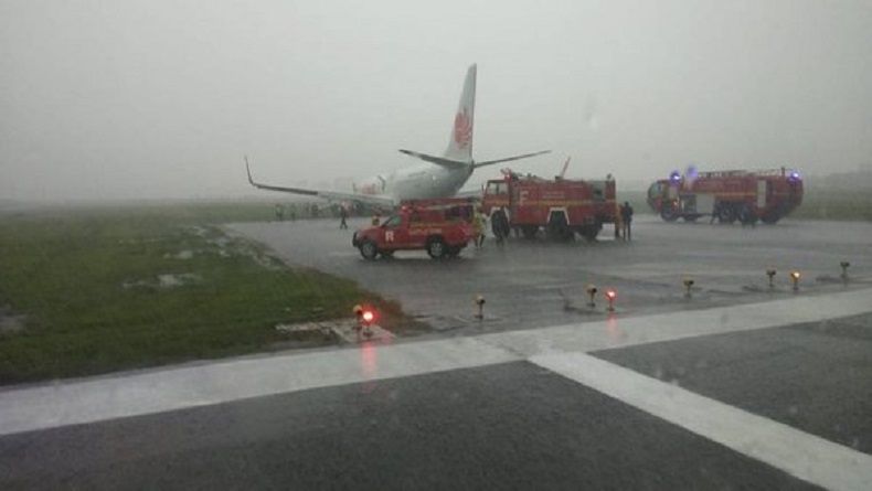 Pesawat Lion Air Tergelincir, Runway Bandara Supadio Ditutup Sementara