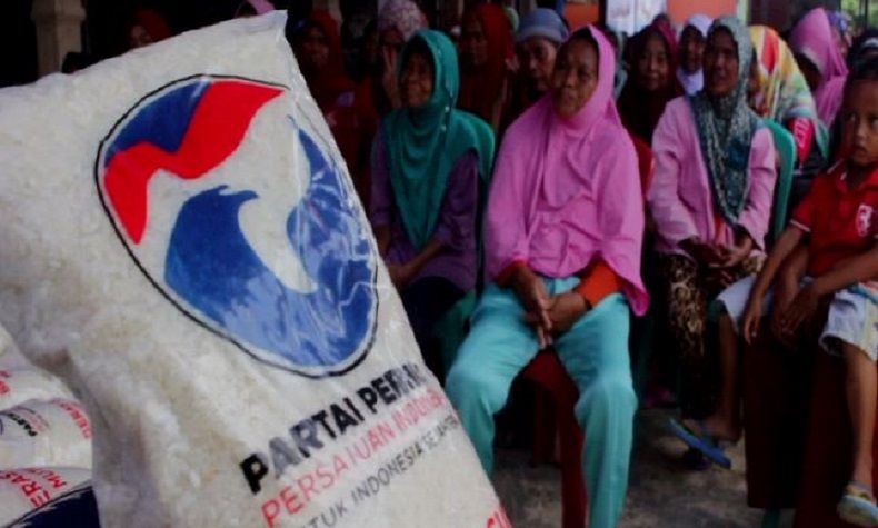 Kartini Perindo Gelar Bazar Beras Murah dan Senam Massal di Indramayu