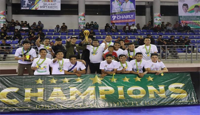 Tim Tirta Raharja Juara Open Tournament Futsal Jokma di Sumedang