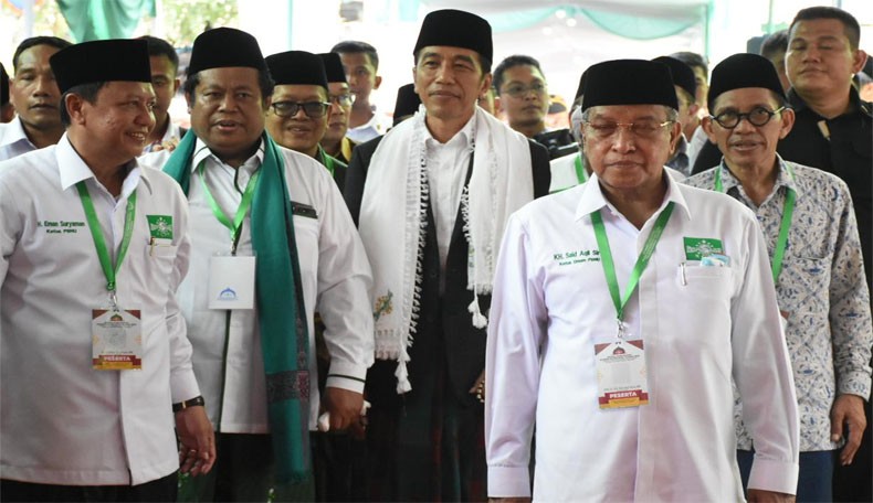 Buka Munas Alim Ulama-Konbes NU, Jokowi: NU Terdepan Jaga Pancasila