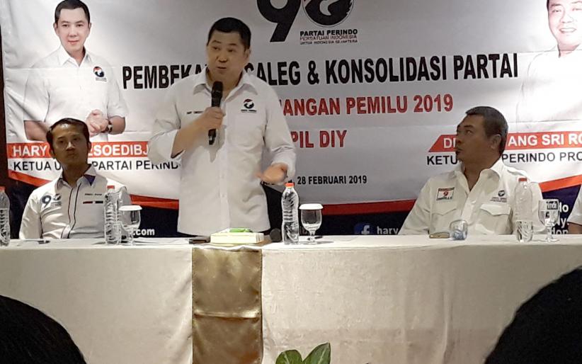 Bekali Caleg di Yogya, HT: Perindo Harus Ikut Sejahterakan Rakyat