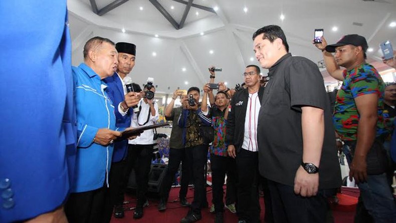 Hadiri HUT KSPSI Sumut, Erick Thohir Tegaskan Isu 10 Juta TKA Sesat