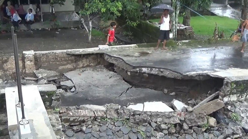 Dampak Hujan Deras, Jalan Antardusun di Kediri Putus