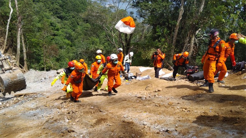 45 Korban Longsor Tambang Emas di Bolmong Dievakuasi, 16 Masih Hilang