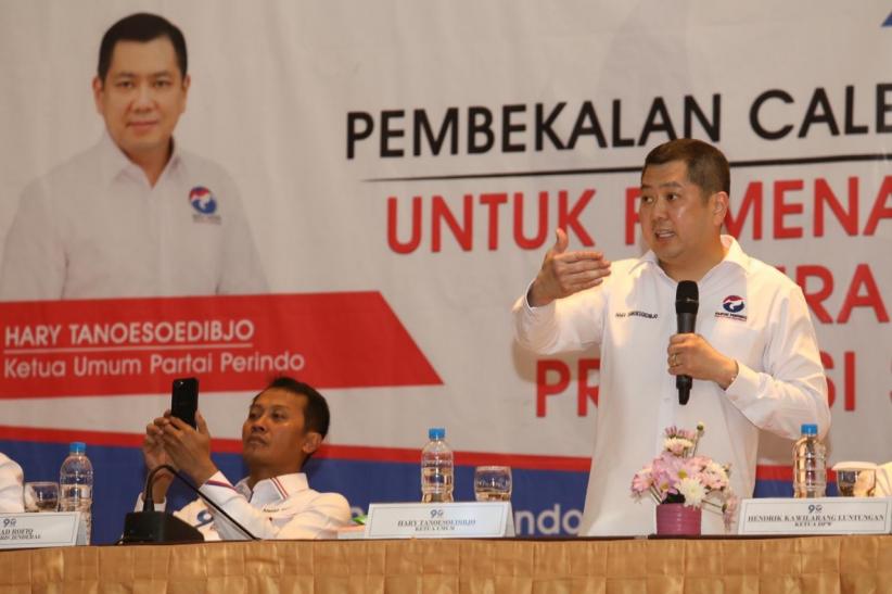 Bekali Caleg di Manado, HT: 3 Hal Ini Buat Indonesia Lebih Cepat Maju