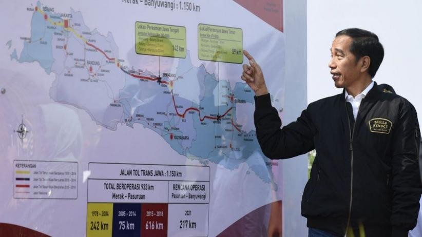 Presiden Jokowi Resmikan 2 Proyek Infrastruktur di Lampung