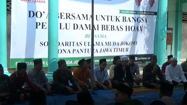 Peduli Santri, Ulama Muda Se-Pantura Jatim Dukung Jokowi-Ma'ruf Amin