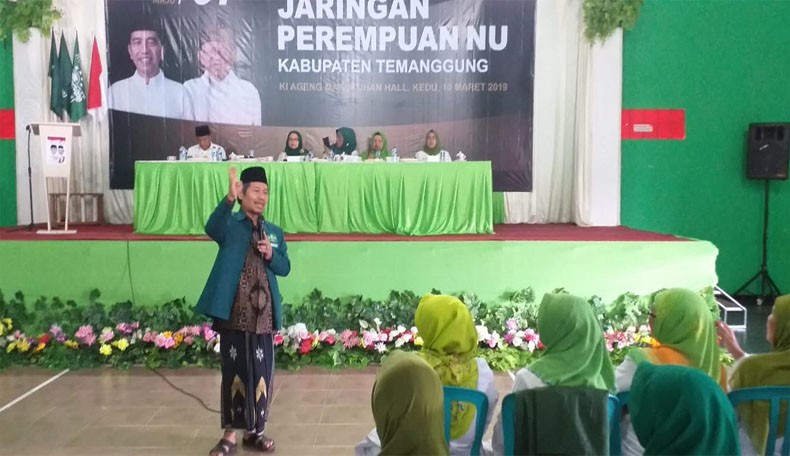 Kiai dan Perempuan NU Harus Door to Door Menangkan Jokowi-Ma'ruf Amin
