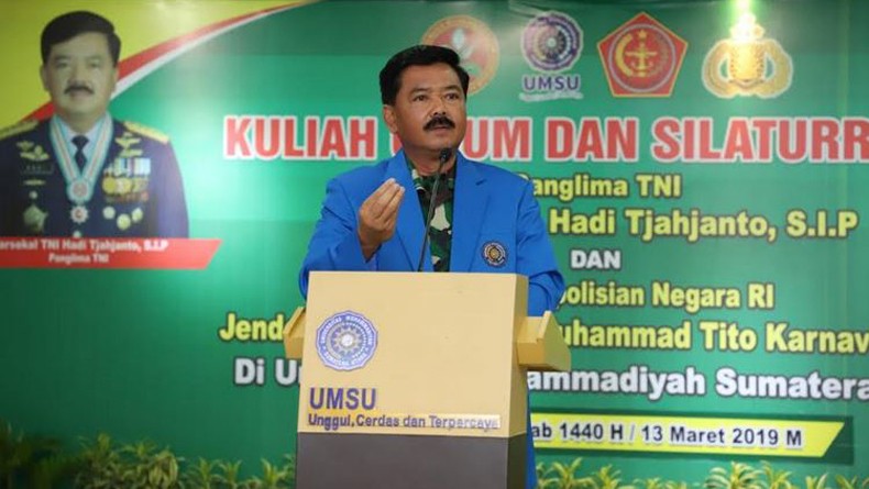 Kuliah Umum di UMSU, Panglima TNI: Bersiap Hadapi Tantangan Global