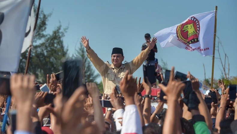 Prabowo Ajak Pendukung Bawa Lontong dan Ketupat 17 April Nanti ke TPS