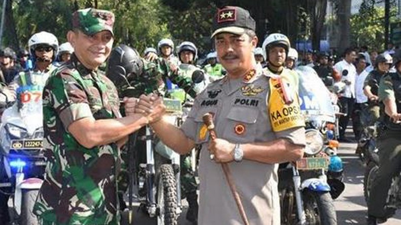 Apel Pemilu 2019, Polda Sumut dan Kodam I/BB Siagakan 13.002 Personel