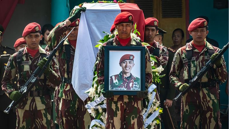 Penembakan KKB selama Maret, 3 Prajurit TNI dan 3 Brimob Polri Gugur